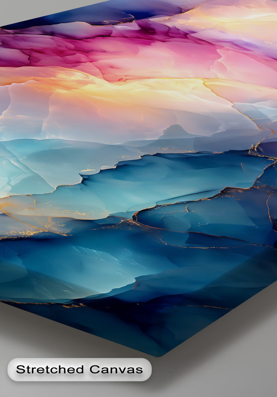 Küstenweg bei Sonnenuntergang – Mittelmeerküste Leinwandbilder | Leinwandkunst