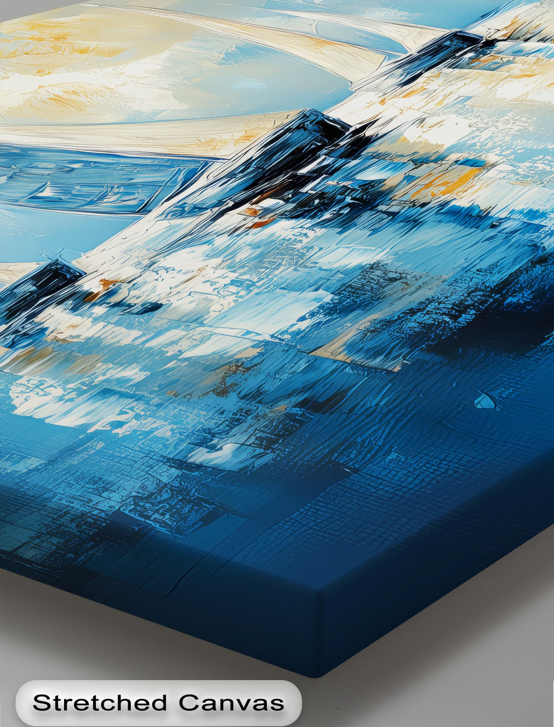 Sailing into Light – Abstract Ocean Regatta Canvas Print