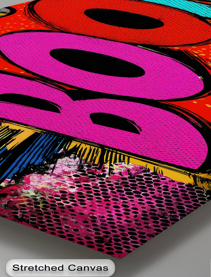BOOM! – Vibrant Pop Art Explosion Canvas Print