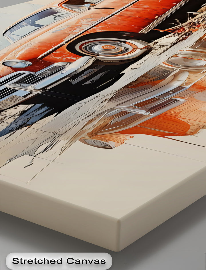 Echoes of the Past – Car Canvas Print