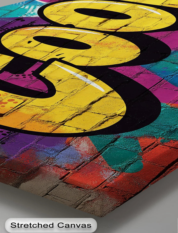 COOL! – Graffiti Comic Wall Canvas Print