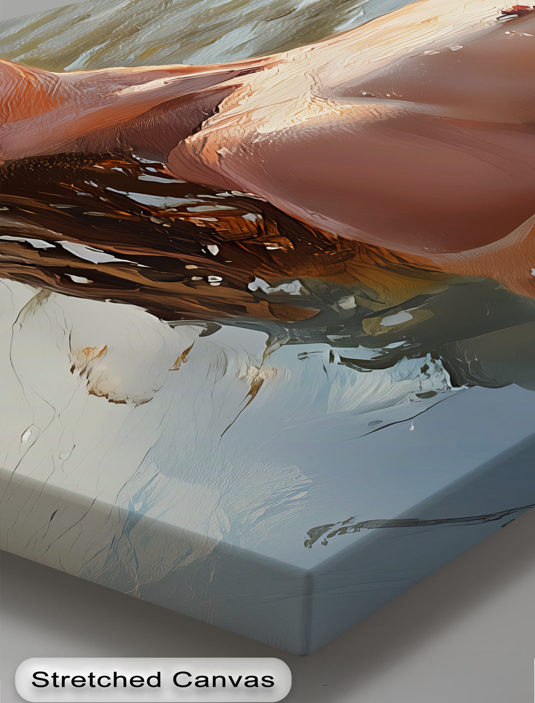 Liquid Reverie – Nude Woman in Water Erotic Canvas Wall Art | Sexy Art