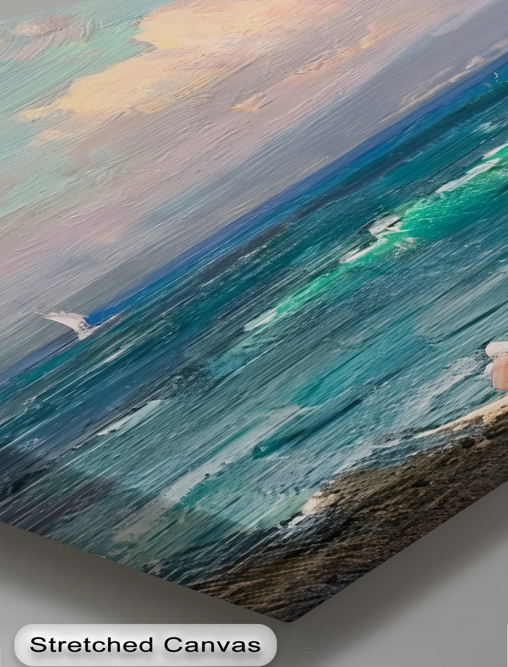 Twilight over the Sea – Romantic Coastal Canvas Print - MyPhotoStation