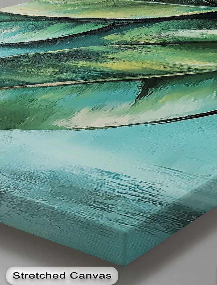 Verdant Energy – Tropical Banana Leaf Canvas Print - MyPhotoStation