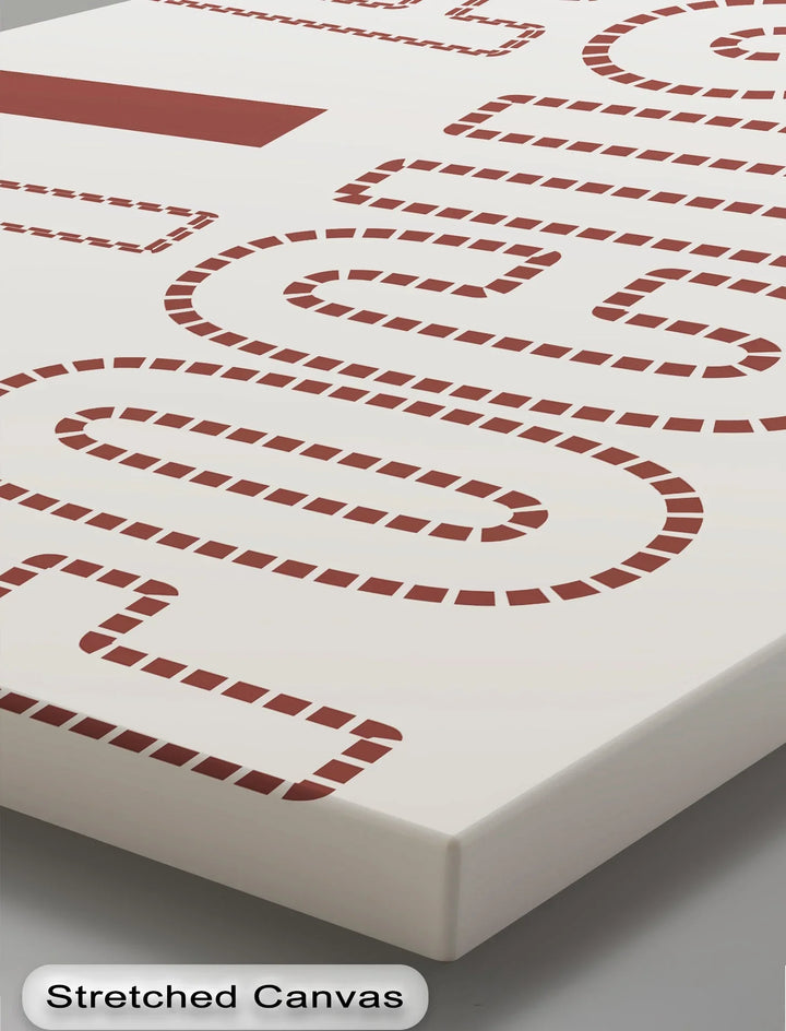 STAY FOCUSED – Modern Minimalist Canvas Print