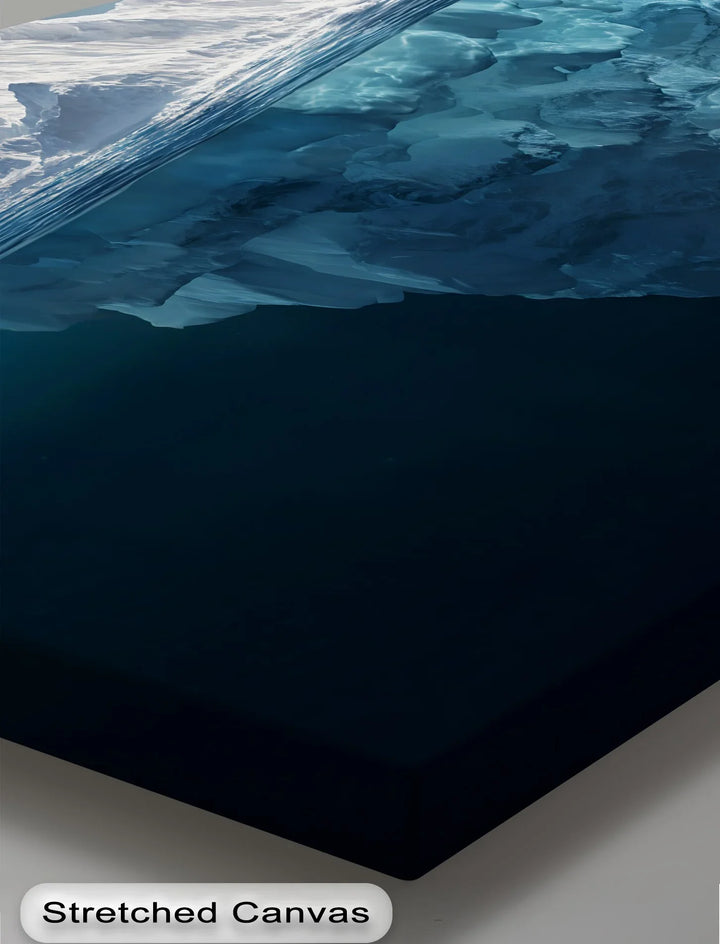 Beneath the Surface – Iceberg Canvas Print