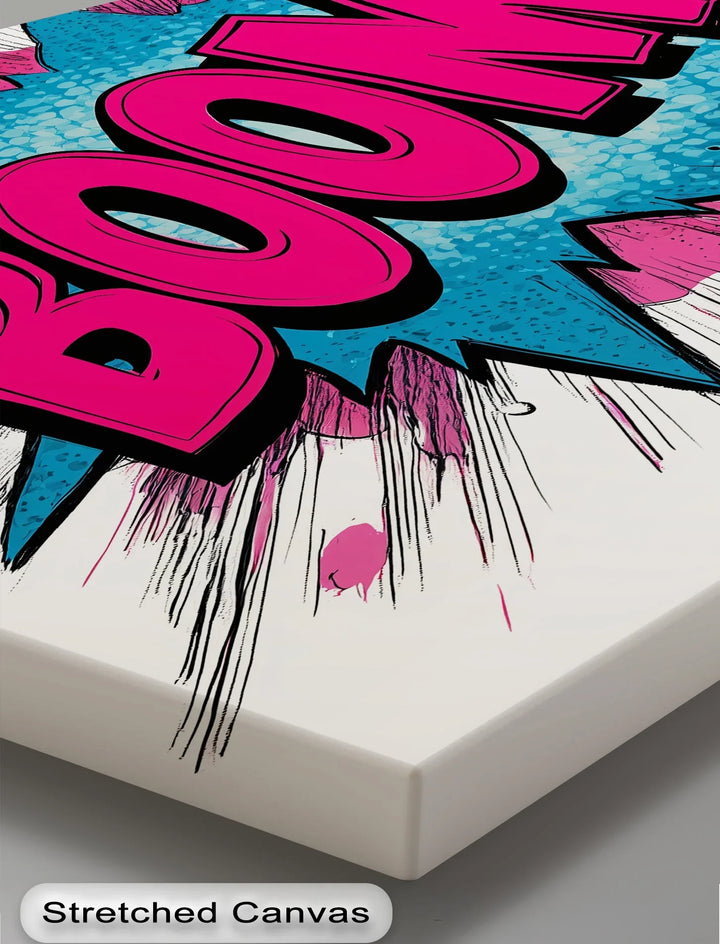 BOOM! – Explosive Pop Art Canvas Print
