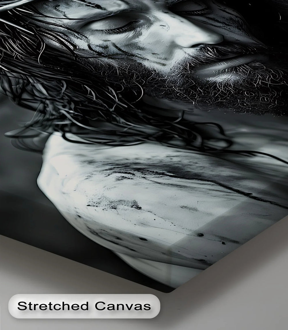 Powerful Good Friday moment – religious crucifixion painting.

