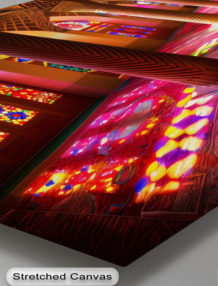 Sunlit Splendor Hall – Persian Canvas Print