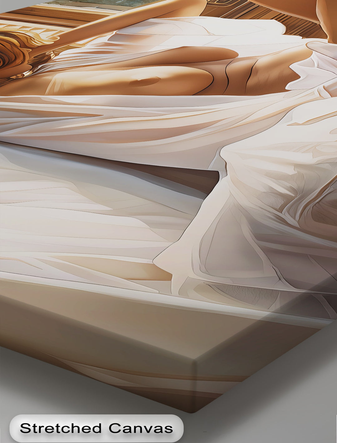Morning Temptation – Framed Sensual Bedroom Canvas Wall Art | Sexy Art