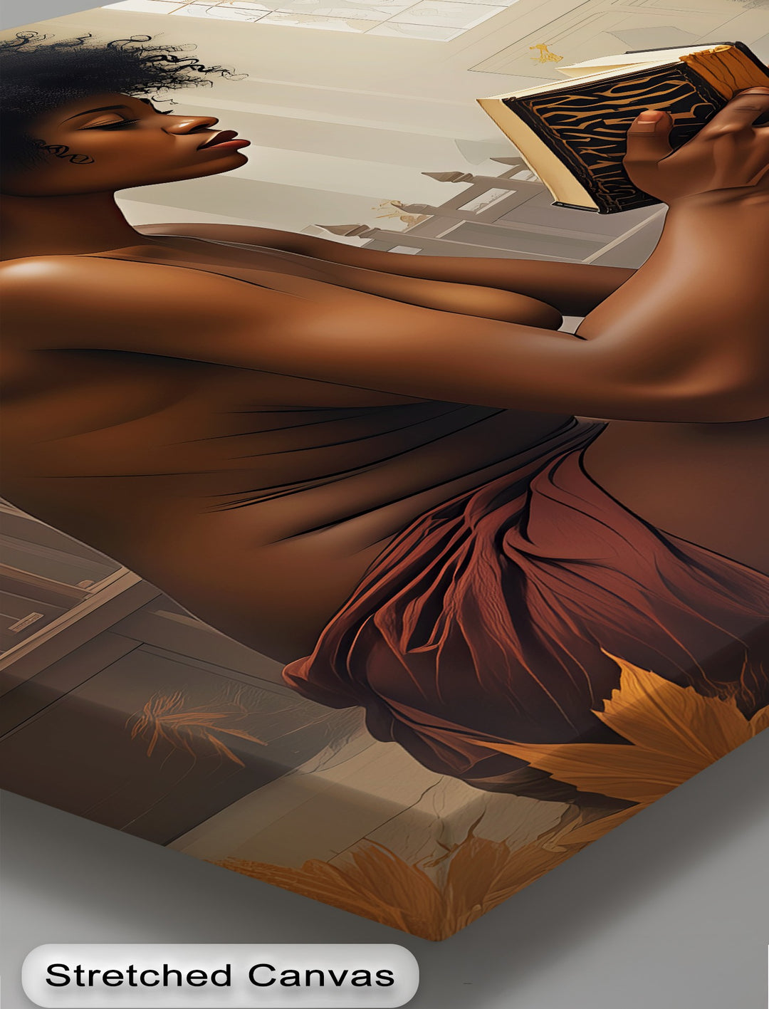 Sacred Silence – Erotic Canvas Wall Art | Large Framed Artwork