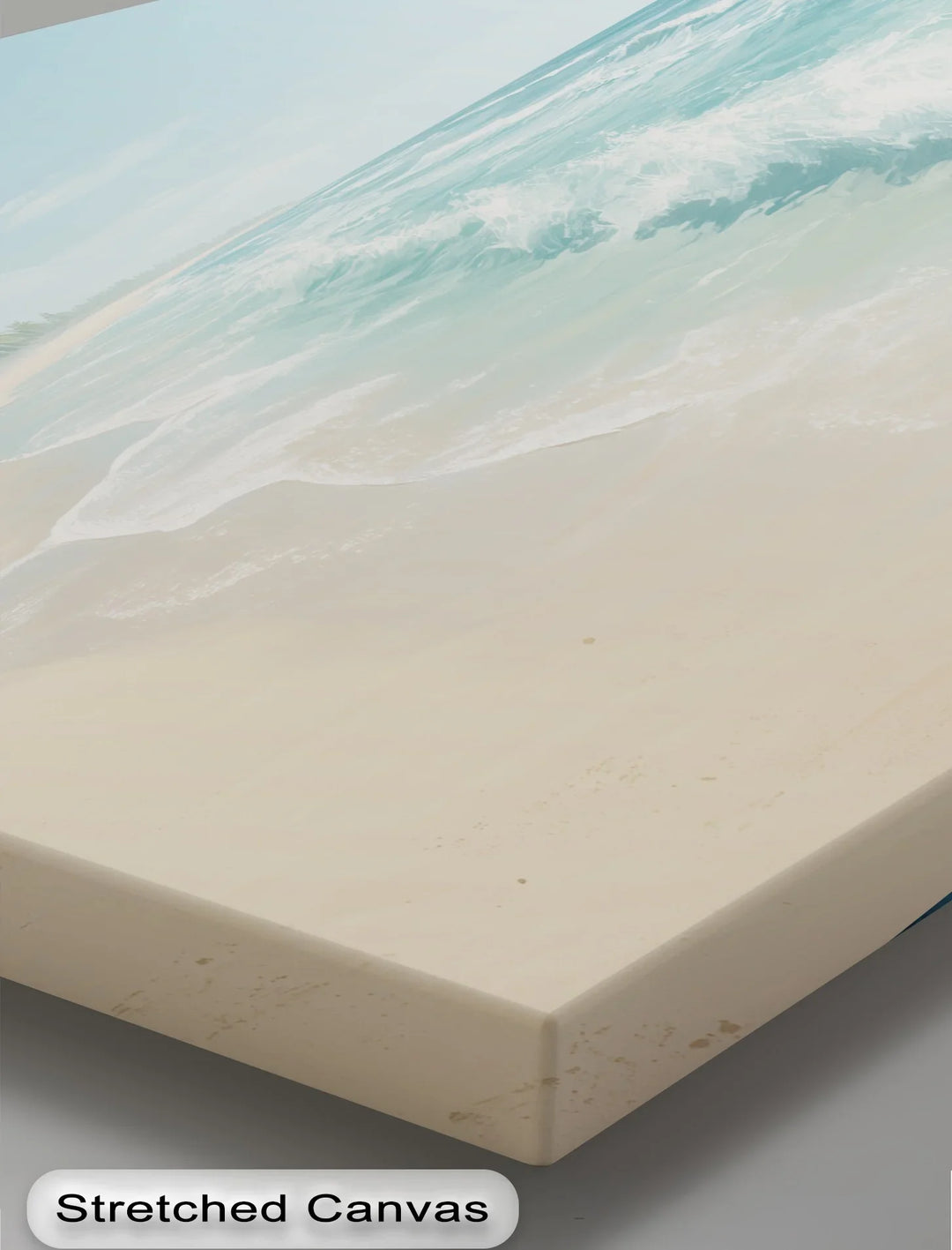 Tropical Calm – Palm Beach Ocean Horizon Canvas Print - MyPhotoStation