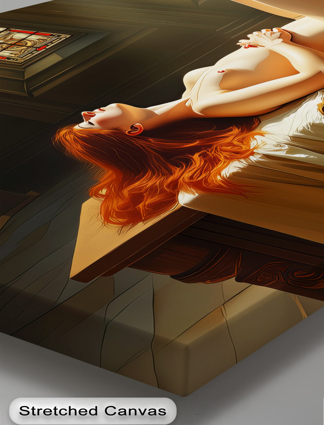 Divine Surrender – Erotic Canvas Wall Art | Artwork Canvas