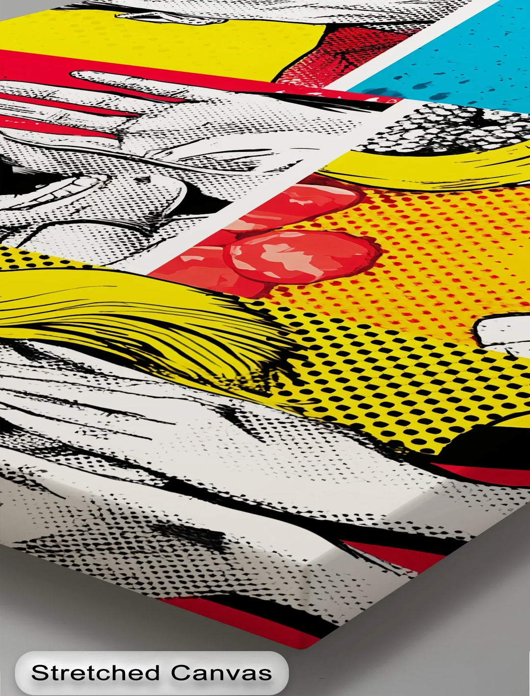 Pop Art Expressions – Comic Strip Style Canvas Print