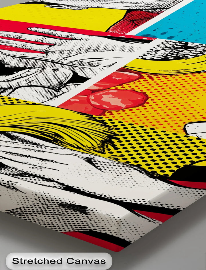 Pop Art Expressions – Comic Strip Style Canvas Print