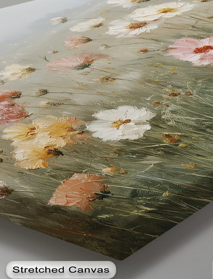 Whispers of Spring – Soft Meadow Floral Canvas Print - MyPhotoStation