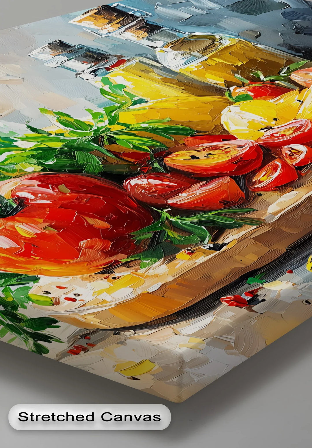 Heirloom Harvest – Tomato & Olive Oil Kitchen Canvas Prints - MyPhotoStation