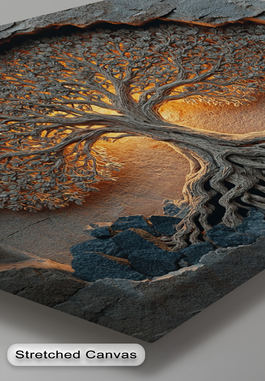 Küstenweg bei Sonnenuntergang – Mittelmeerküste Leinwandbilder | Leinwandkunst