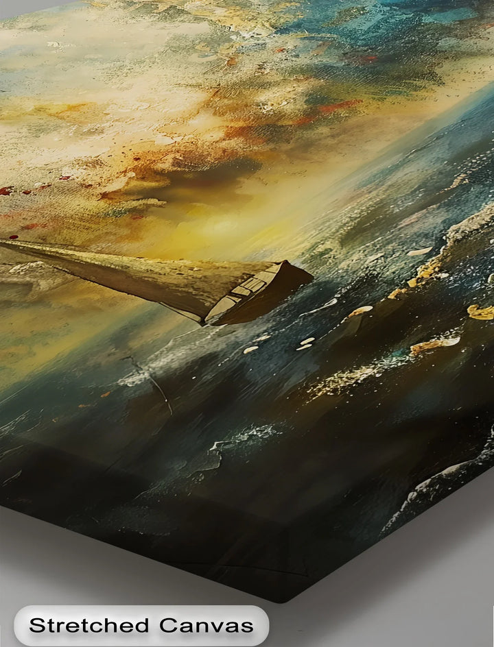 Stormlight Voyage – Dramatic Ocean Canvas Print - MyPhotoStation