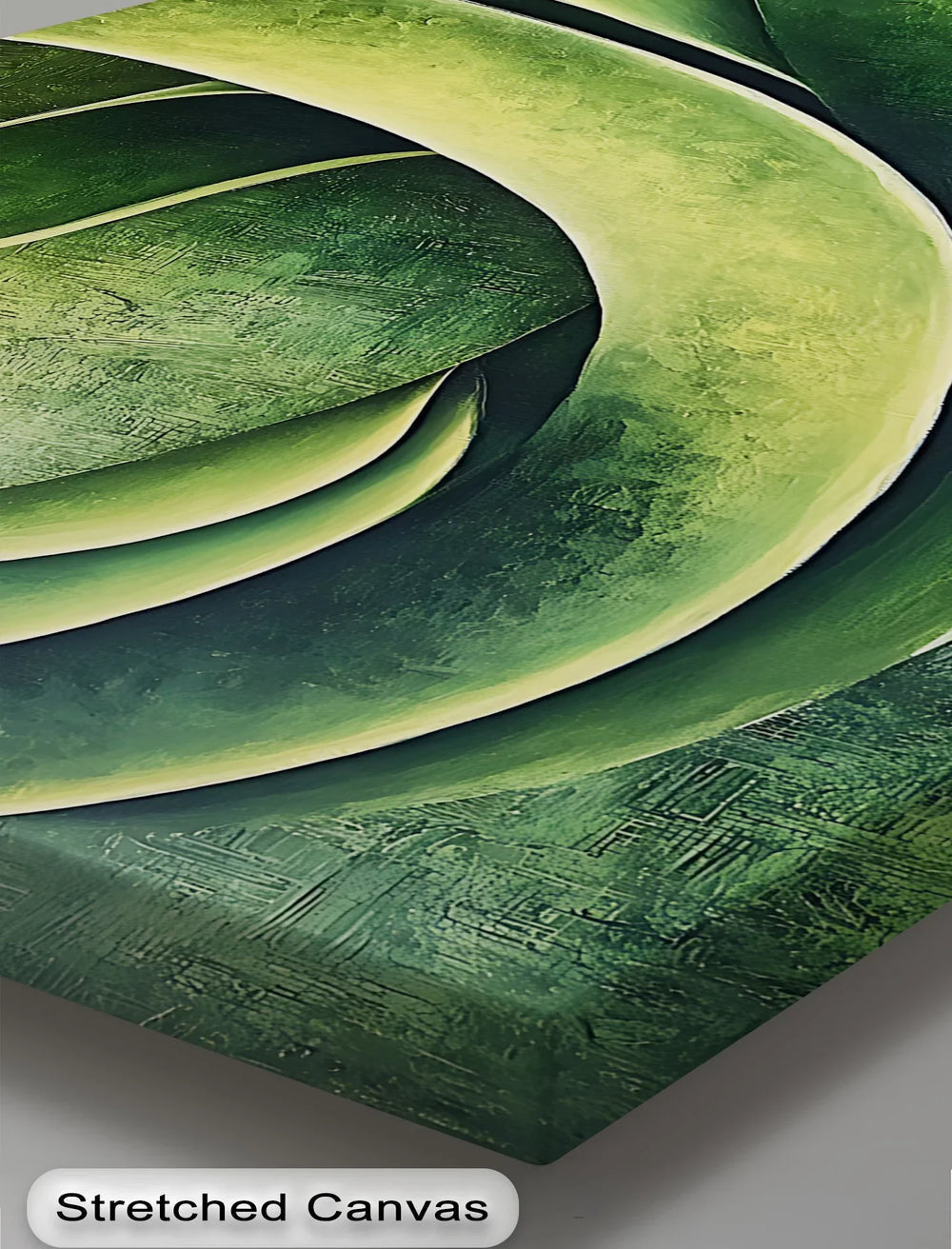 Verdant Motion – Abstract Green Botanical Canvas Print - MyPhotoStation