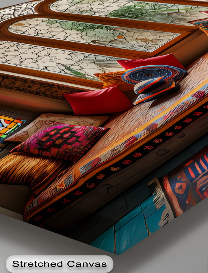 Radiant Persian Nook – Persian Canvas Print