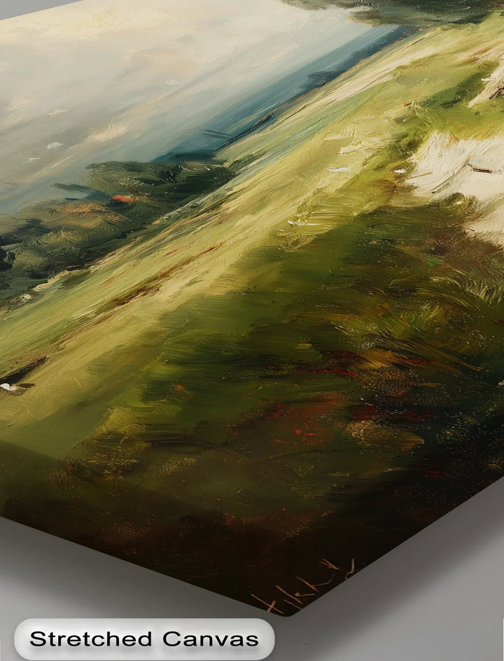 Storm on the Horizon – Romantic Countryside Landscape Canvas Print - MyPhotoStation