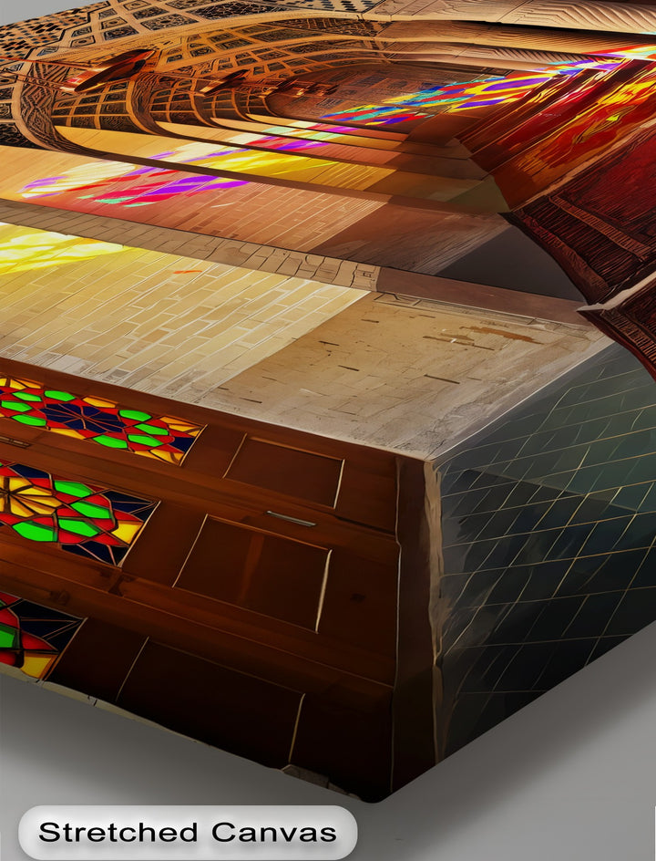 Prismatic Aisle of Light – Persian Canvas Print