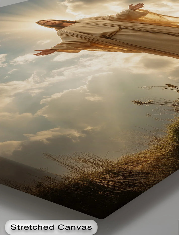 Divine Light – Radiant Jesus Canvas Print - MyPhotoStation