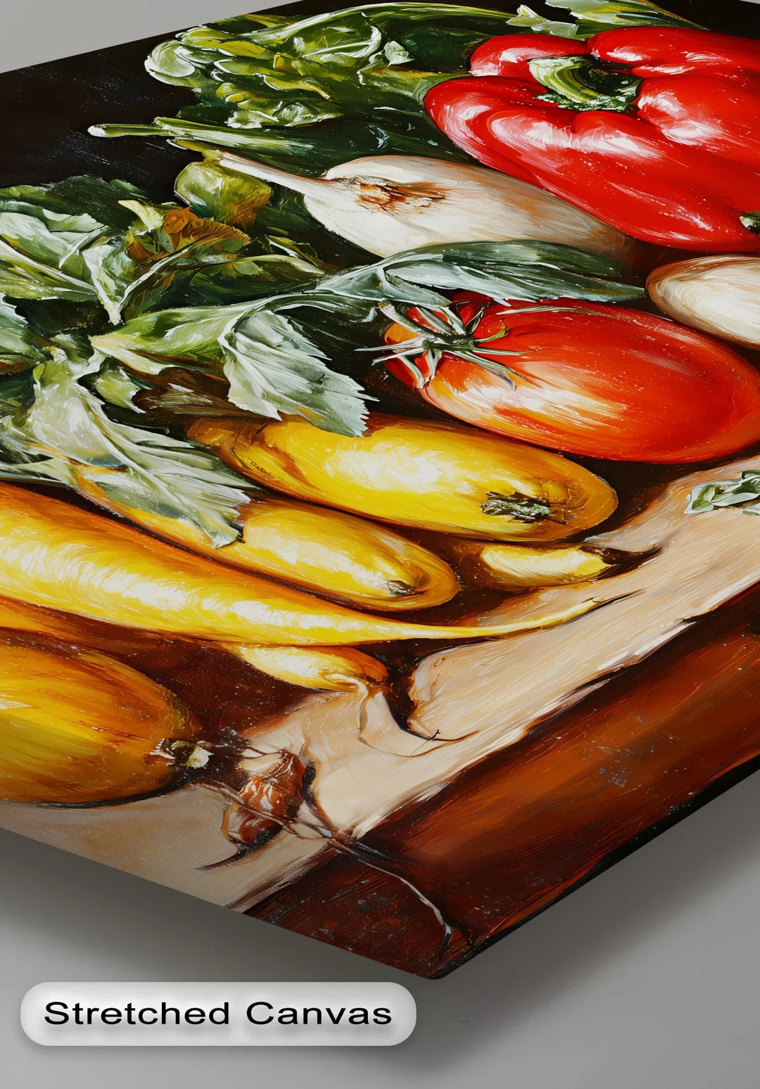 Farm-Fresh Harvest – Rustic Vegetable Still Life Kitchen Canvas Prints - MyPhotoStation