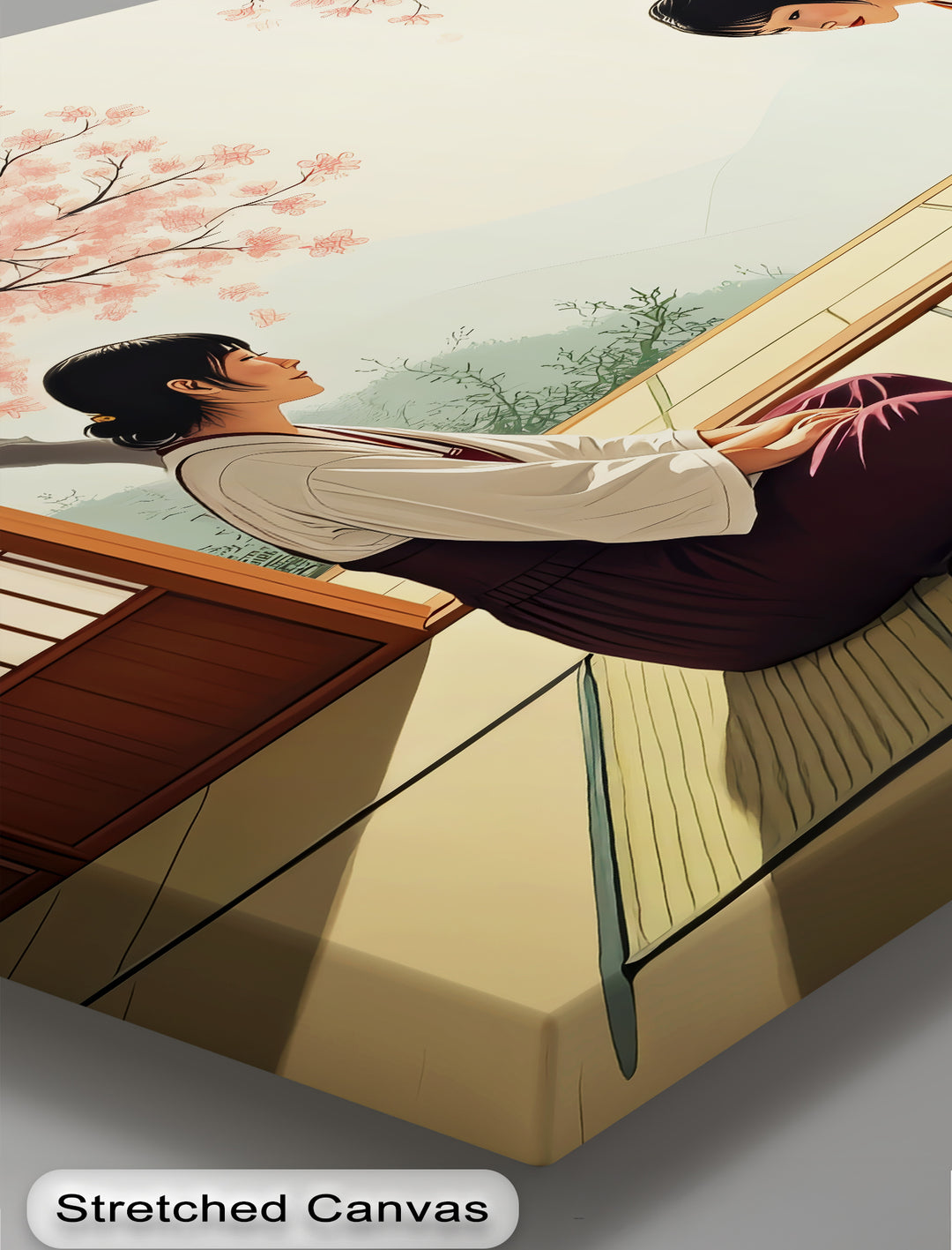 Japanese Tea Ceremony – Sakura Blossom Canvas Wall Art | Canvas Prints