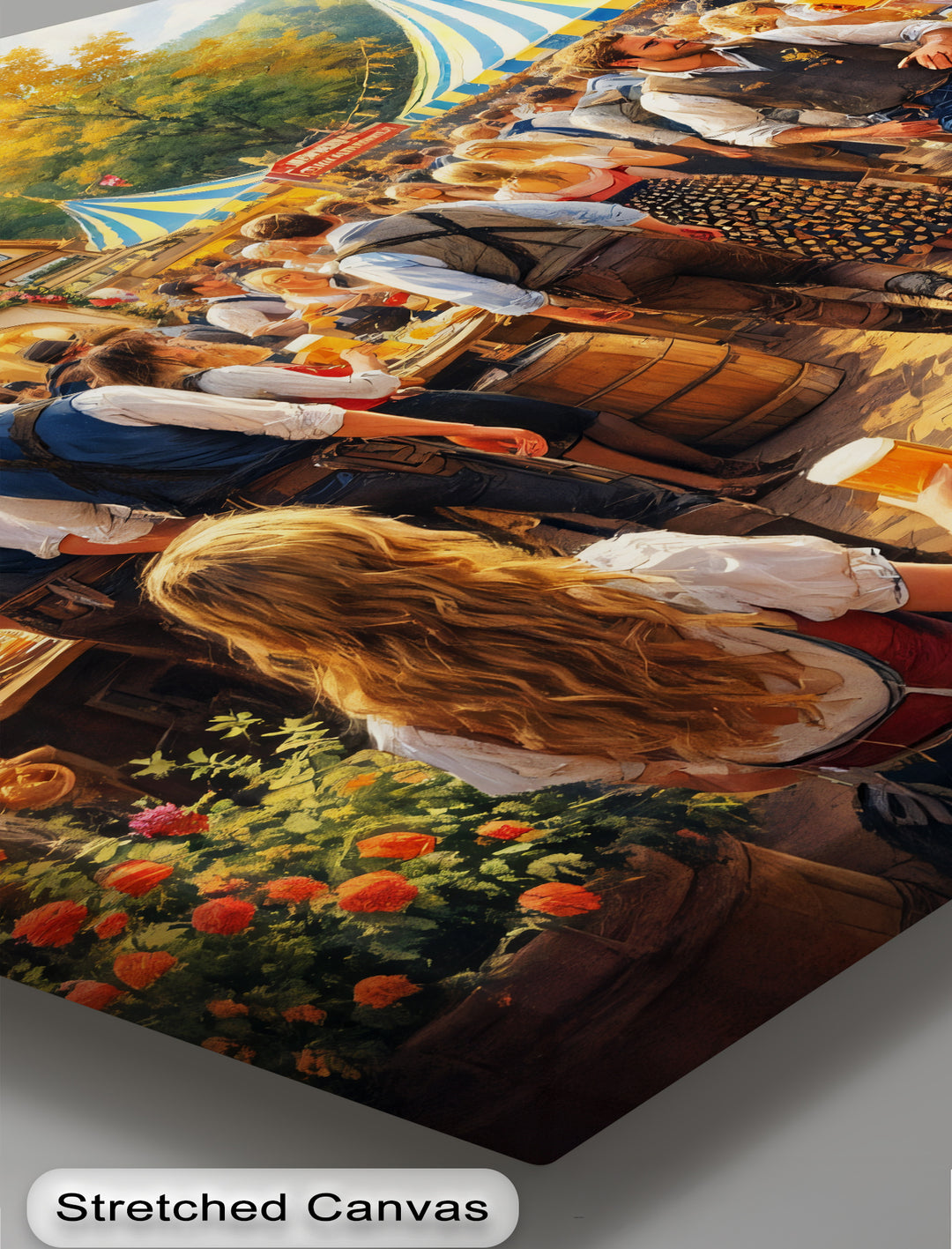 Oktoberfest Celebration – Bavarian Beer Festival Canvas Wall Art | Canvas Art