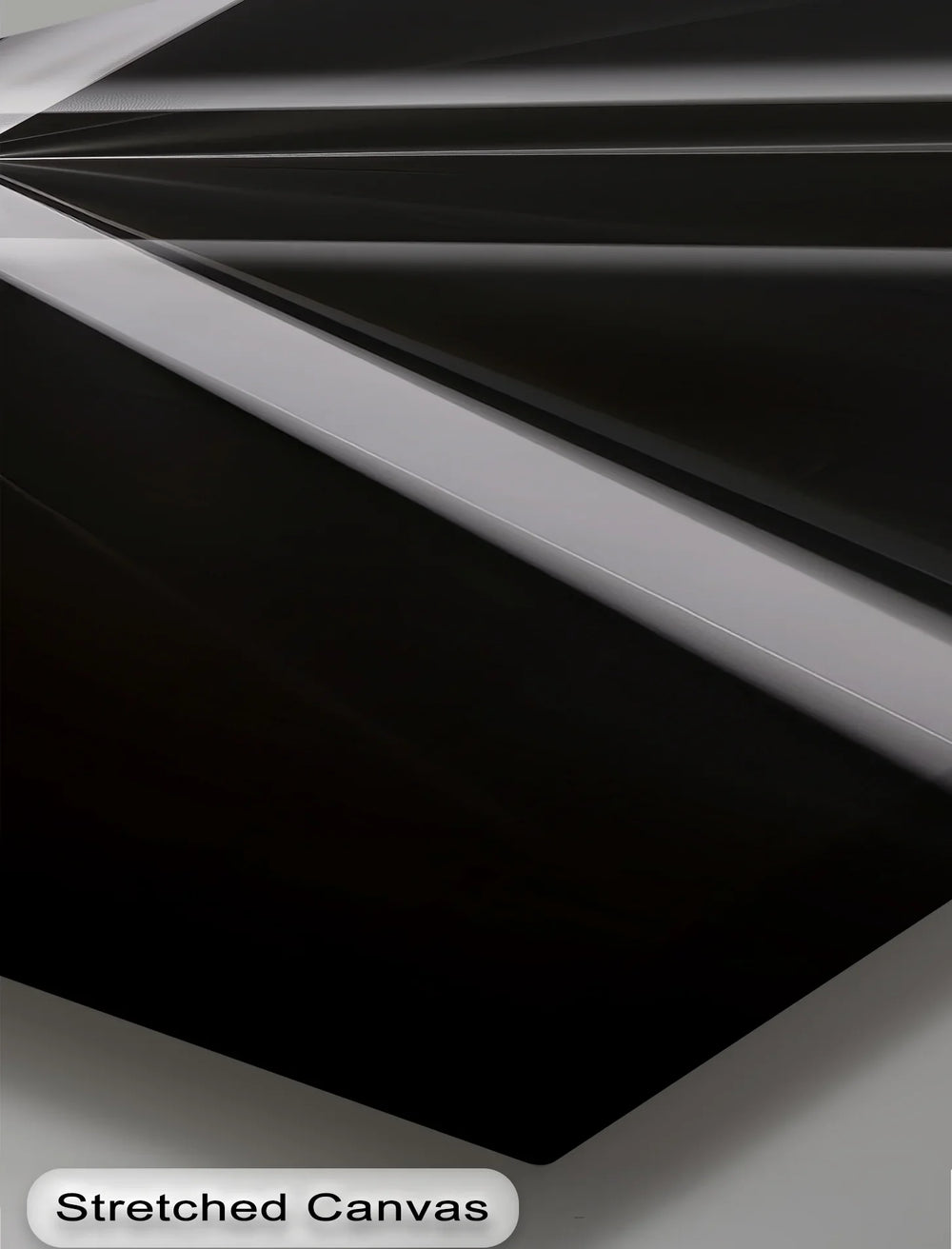 Linear Illumination – minimalist geometric light reflection art print.

