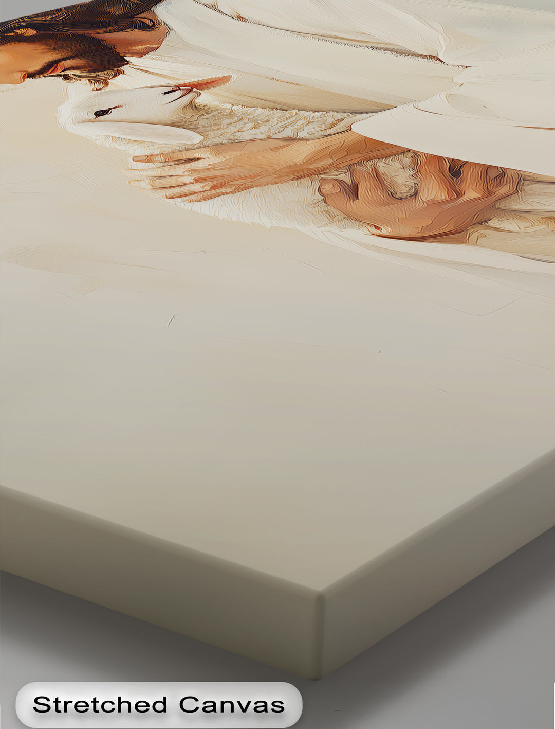 The Good Shepherd – Jesus Holding Lamb Canvas Print