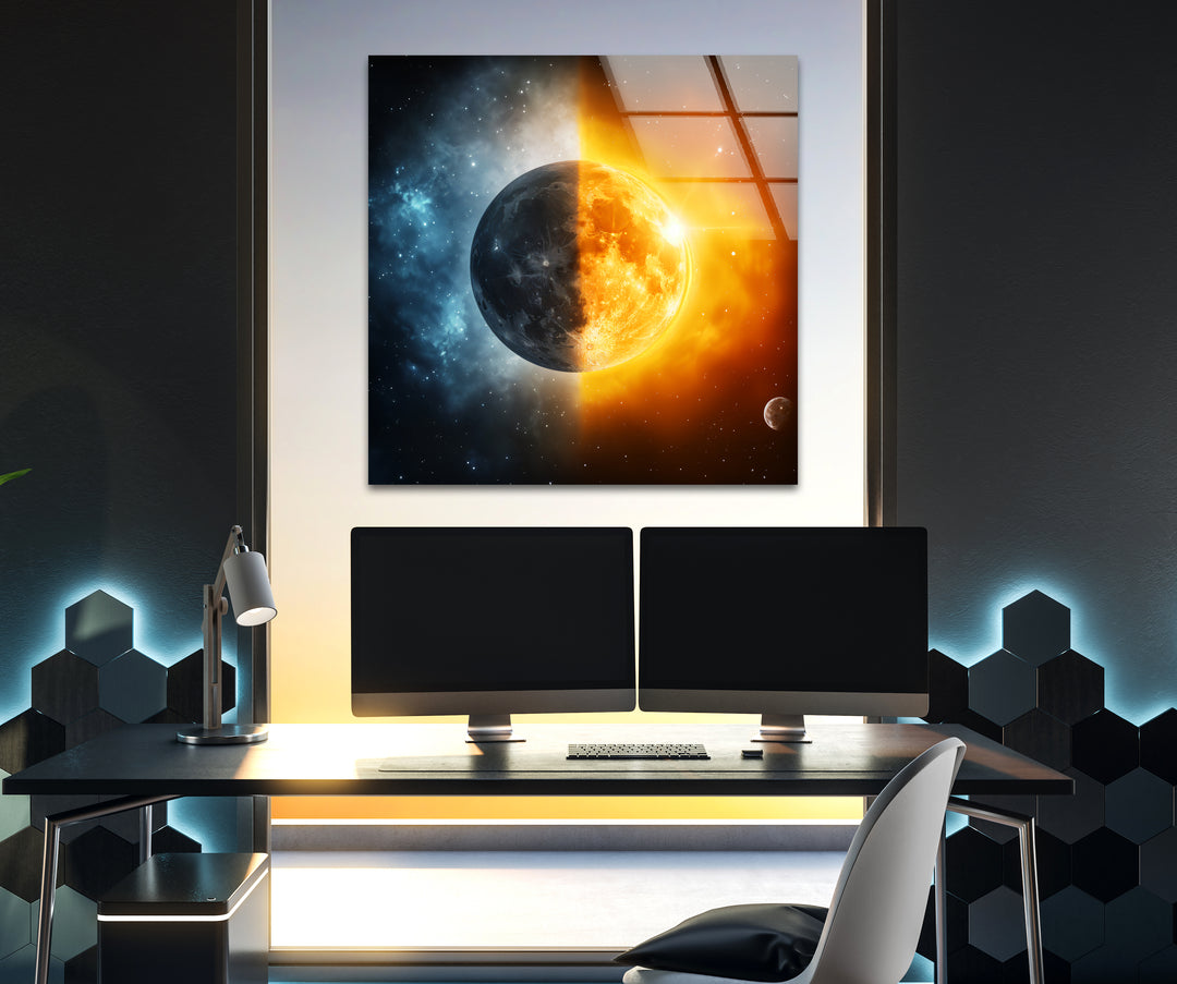 Space artwork highlighting otherworldly beauty with vivid colors and stellar compositions
