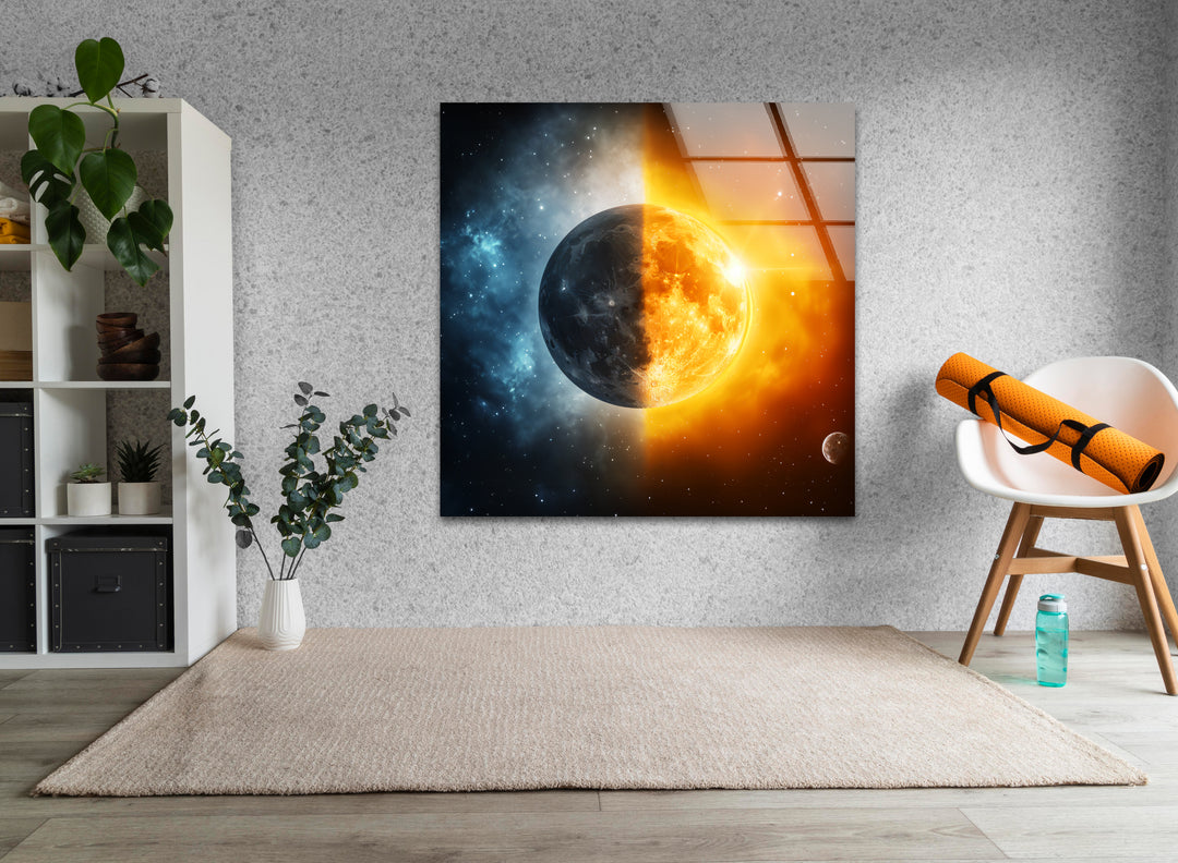 Space wall art with futuristic and surreal designs, perfect for astronomy lovers
