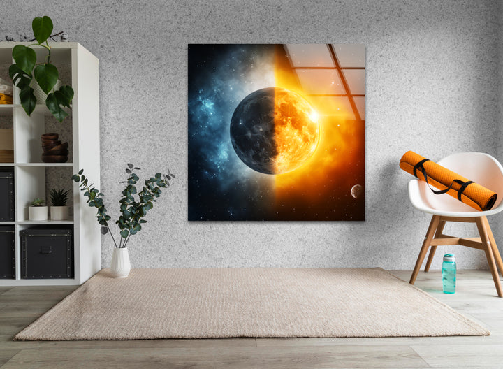 Space wall art with futuristic and surreal designs, perfect for astronomy lovers
