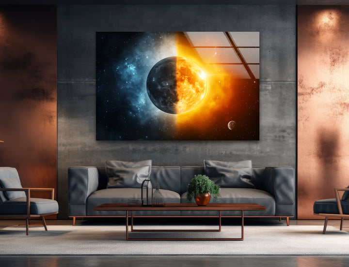 Space prints showcasing mesmerizing galaxies, planets, and celestial wonders in vivid detail
