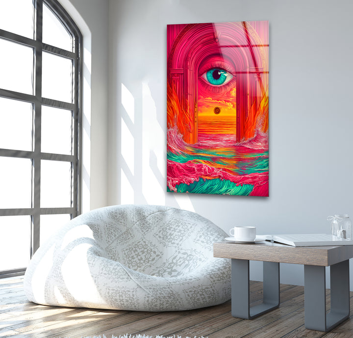 Dream Portal: A Visionary Statement on Glass Wall Art
