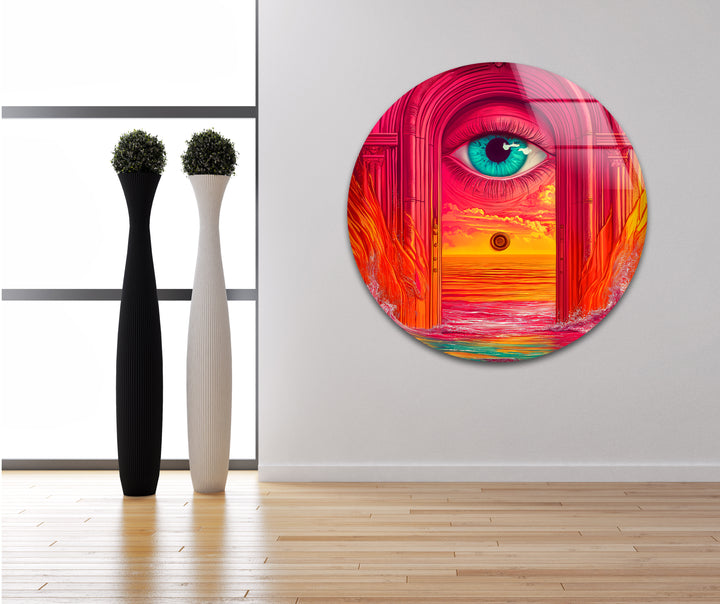 Mystic Eye: A Surreal Escape in Vivid Colors
