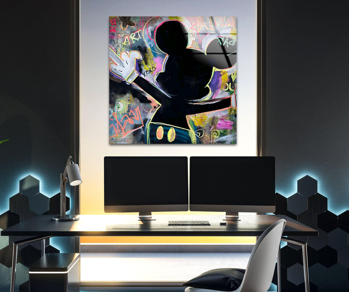 Sweet Expression Glass Wall Art picture on glass wall art, photos printed on glass
