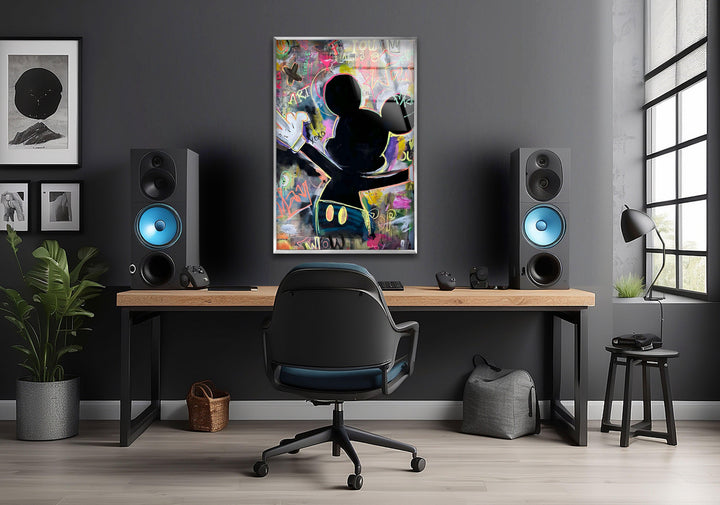 Sweet Expression Glass Wall Art print on glass, glass printed photos
