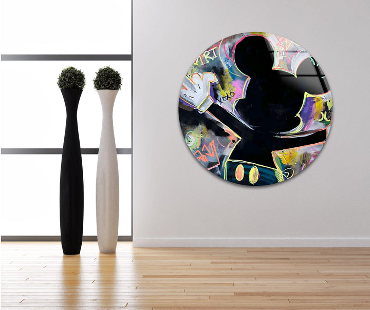 Sweet Expression Glass Wall Art custom glass pictures, glass art prints
