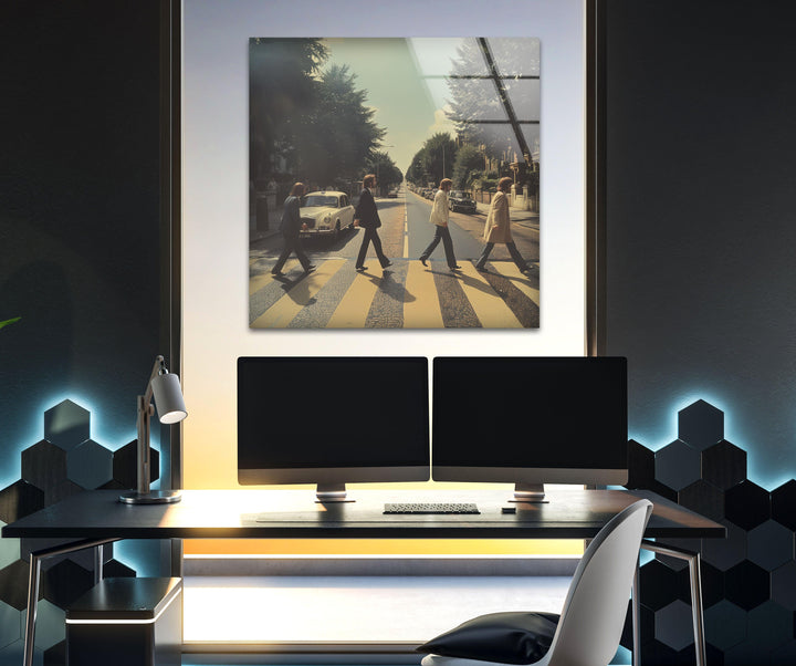 The Beatles Glass Picture Prints & Cool Art Pieces