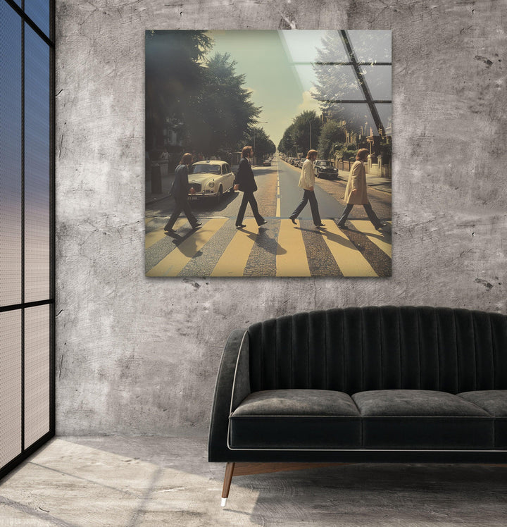 The Beatles Cool Abstract Art & Glass Art Prints