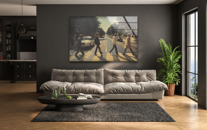 The Beatles Glass Art Painting & Cool Wall Art