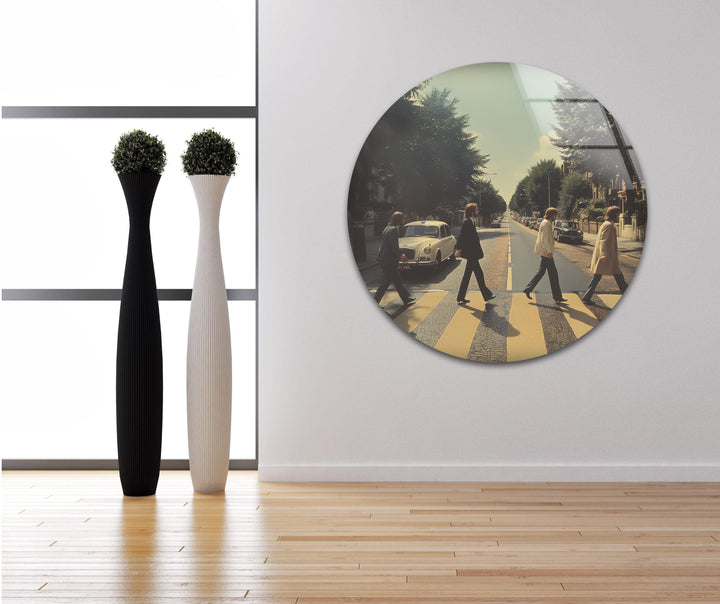 The Beatles Glass Art Painting & Cool Home Decor