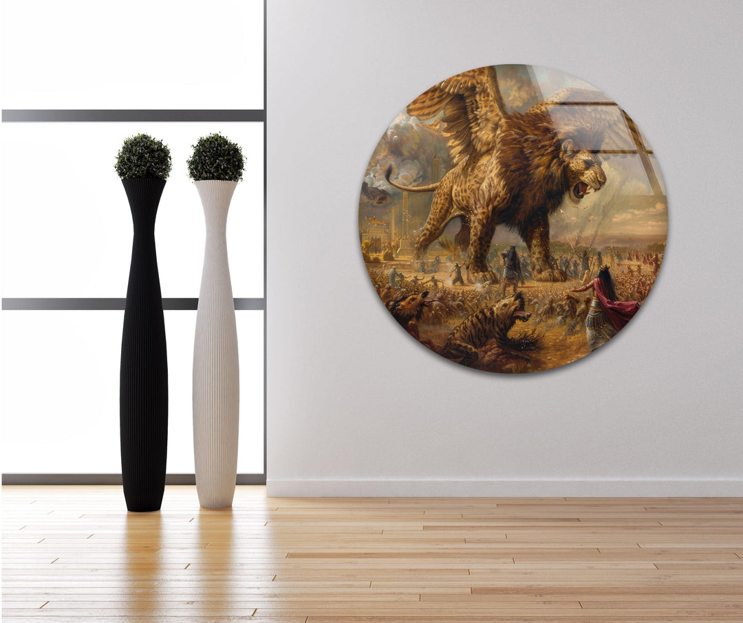 The Epic of Gilgamesh Glass Wall Art glass image printing, glass prints from photos
