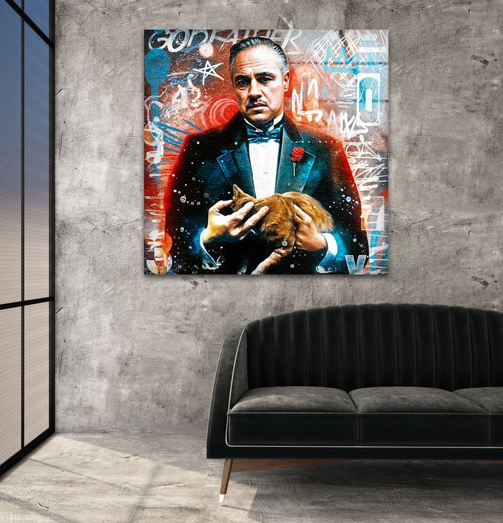 The Godfather Style Vol.2 Glass Wall Art picture on glass wall art, photos printed on glass
