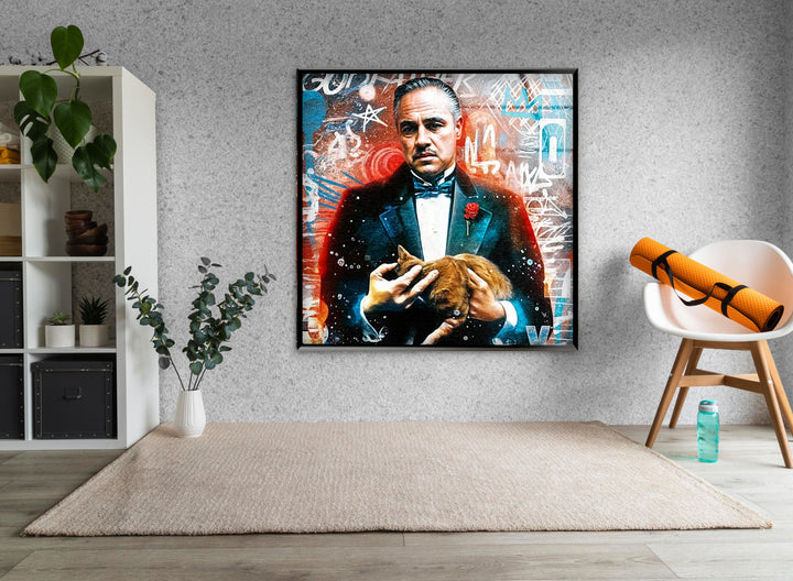 The Godfather Style Vol.2 Glass Wall Art custom glass pictures, glass art prints
