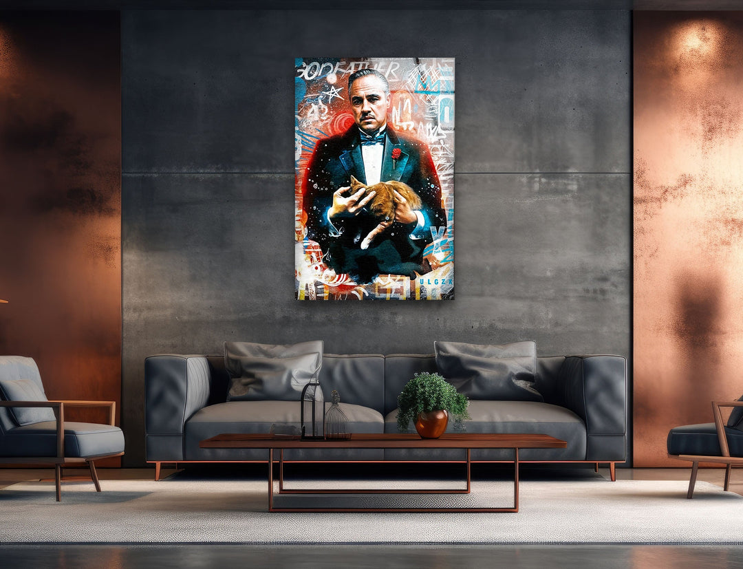 The Godfather Style Vol.2 Glass Wall Art glass pictures for Wall, glass prints wall art
